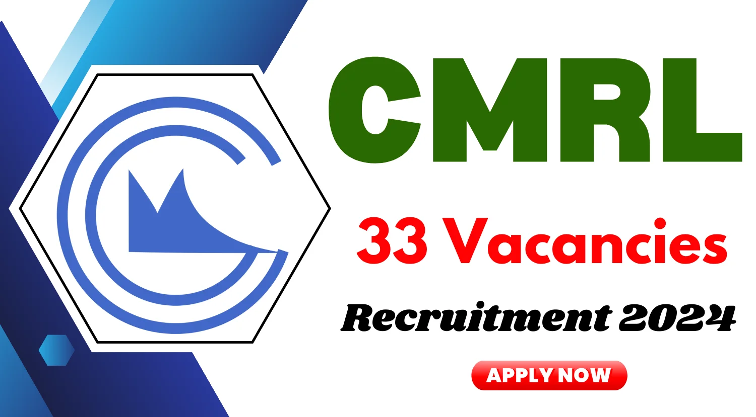 CMRL CGM Others Recruitment 2024