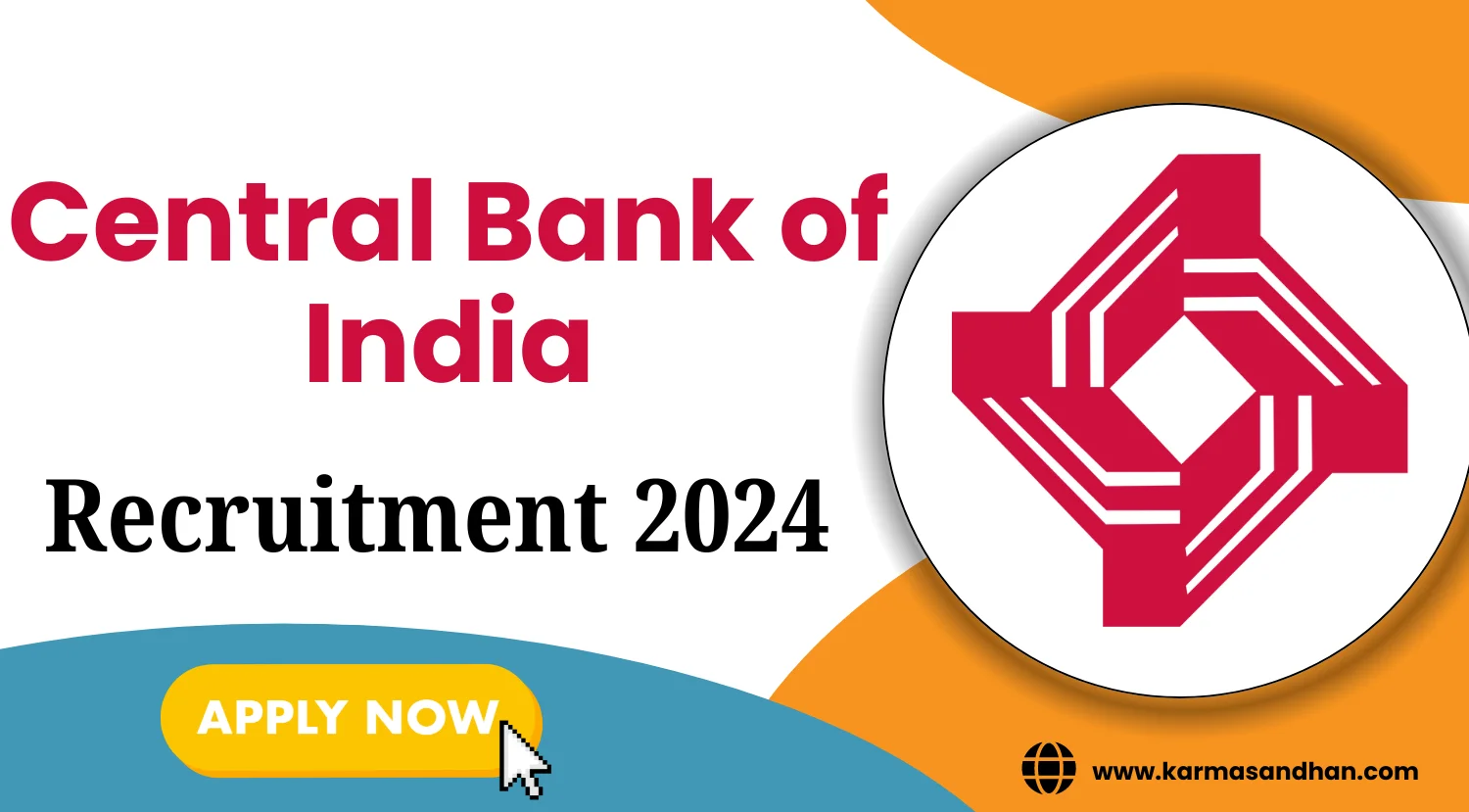 Central Bank of India Incharge Recruitment 2024