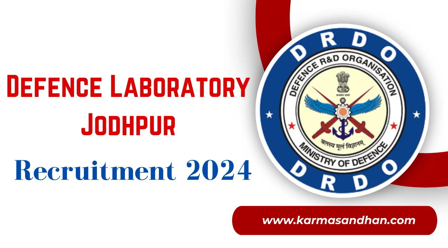 Defence Laboratory Jodhpur RA JRF Recruitment 2024