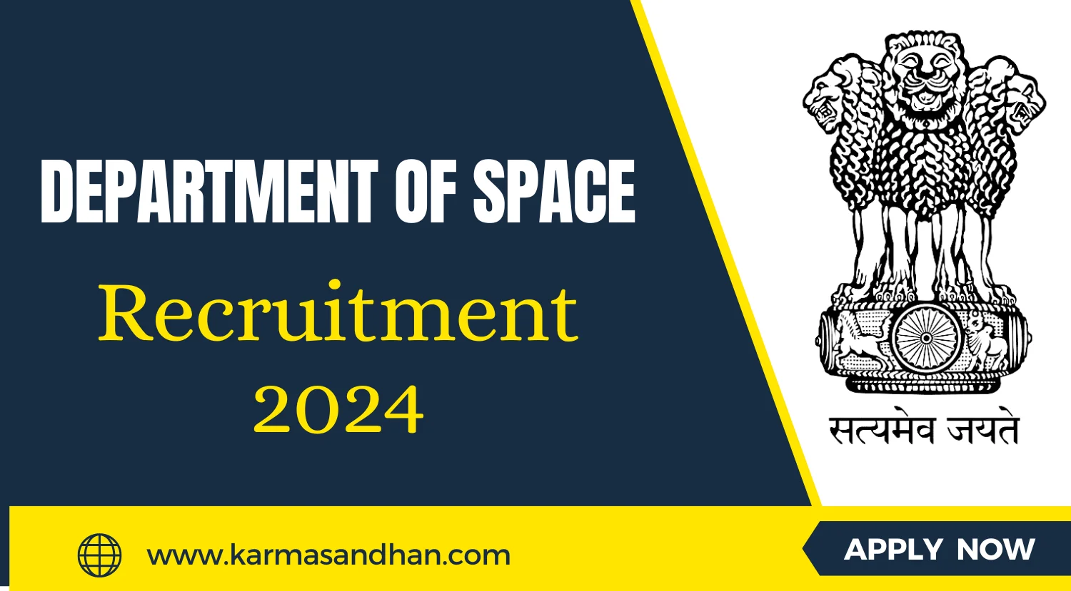 Department of Space Deputy Director Recruitment 2024