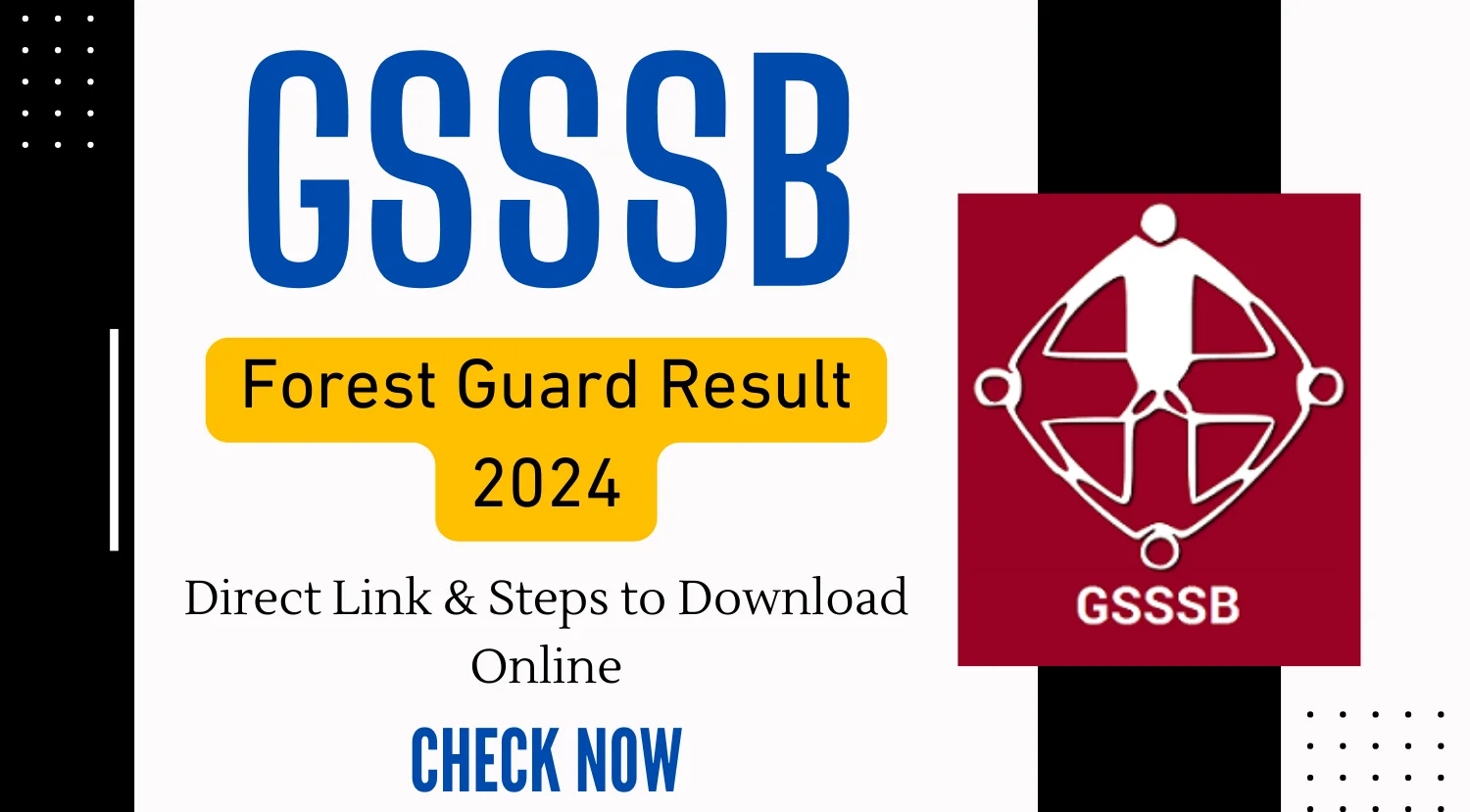 GSSSB Forest Guard Result 2024 Direct Link Steps to Download Online