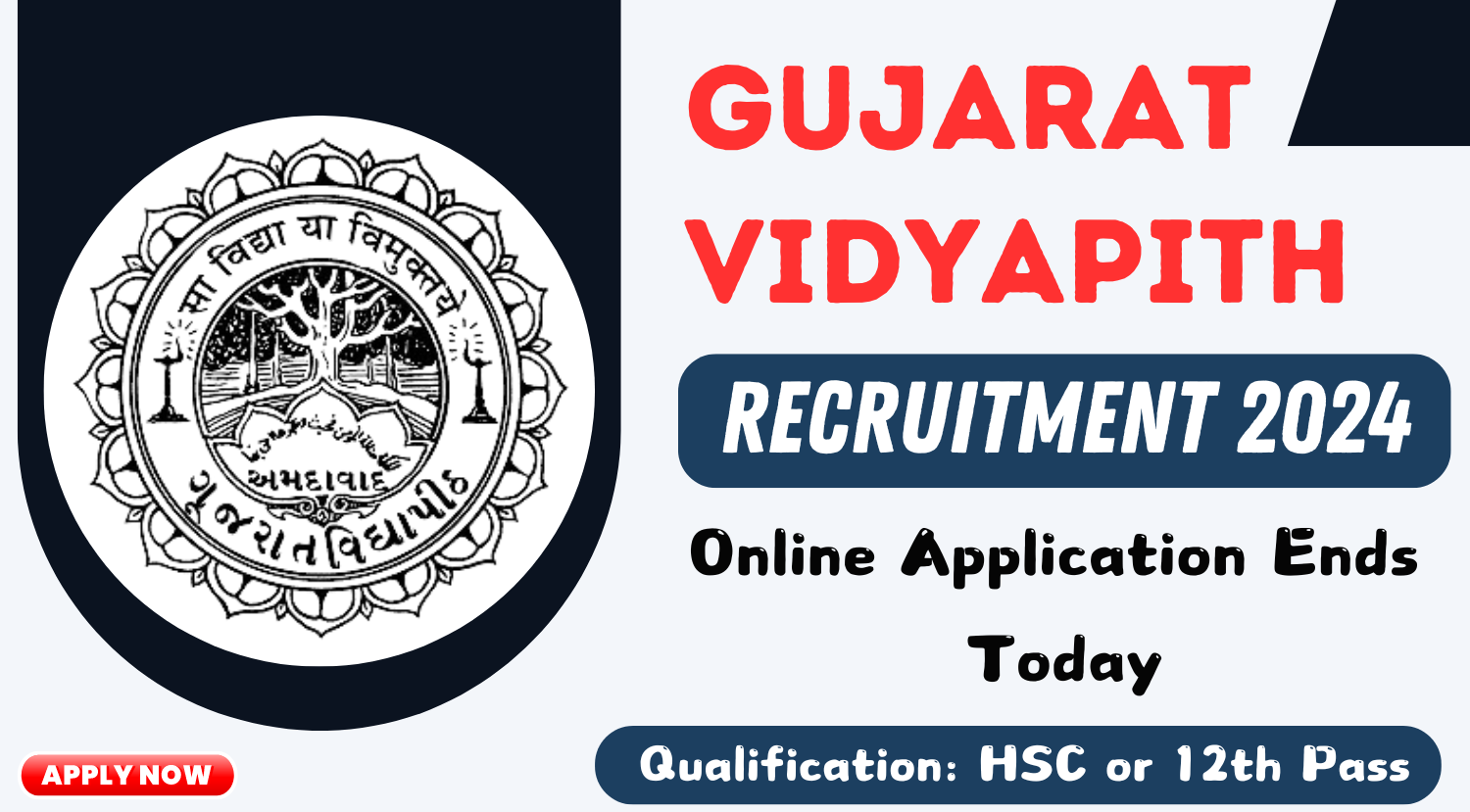 Gujarat-Vidyapith-Recruitment-2024-Online-Application