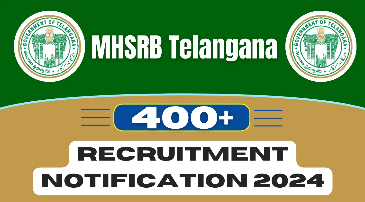 MHSRB Telangana 400+ Civil Assistant Vacancies Notification 2024 Out