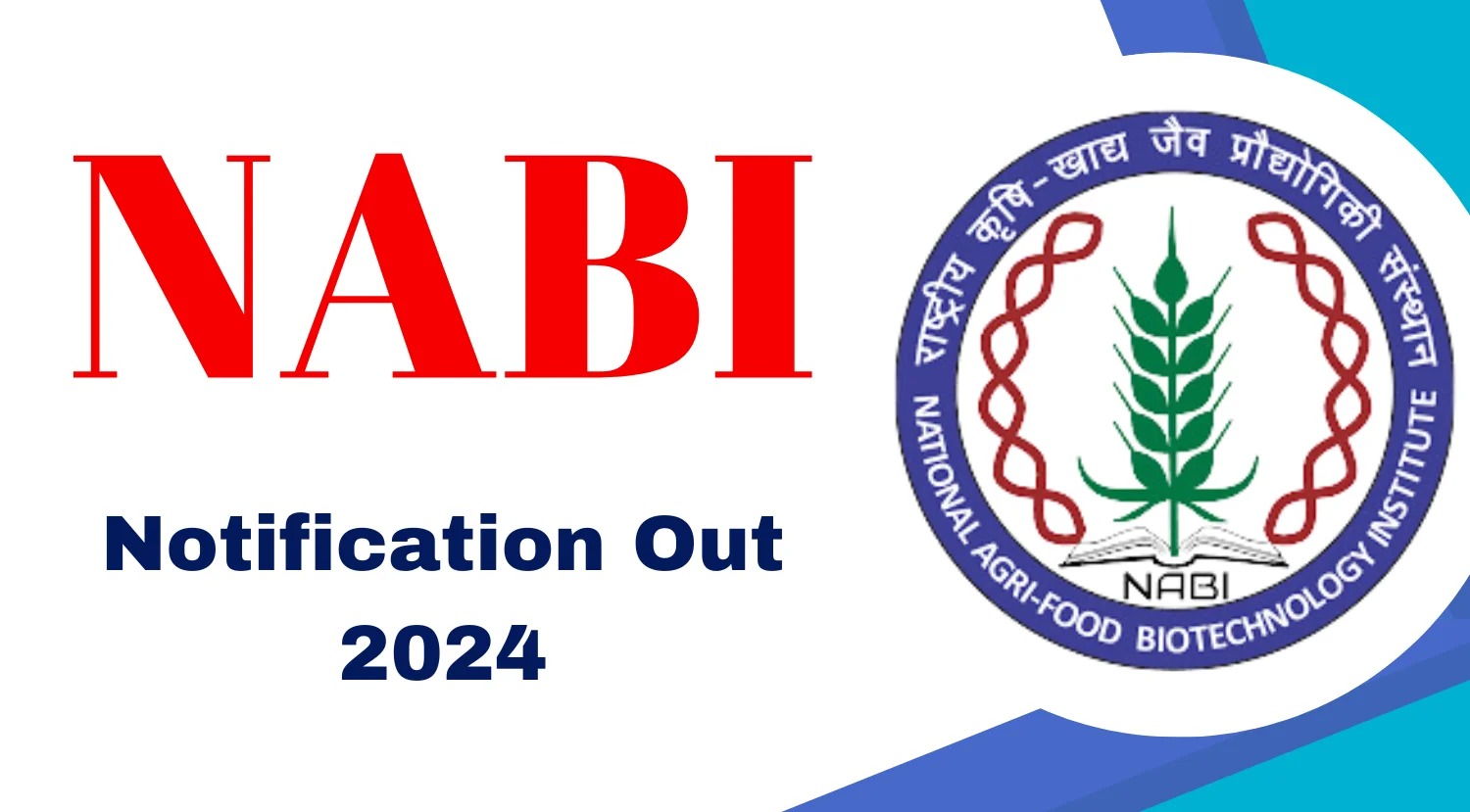NABI PhD program in Biotechnology Notification Out 2024