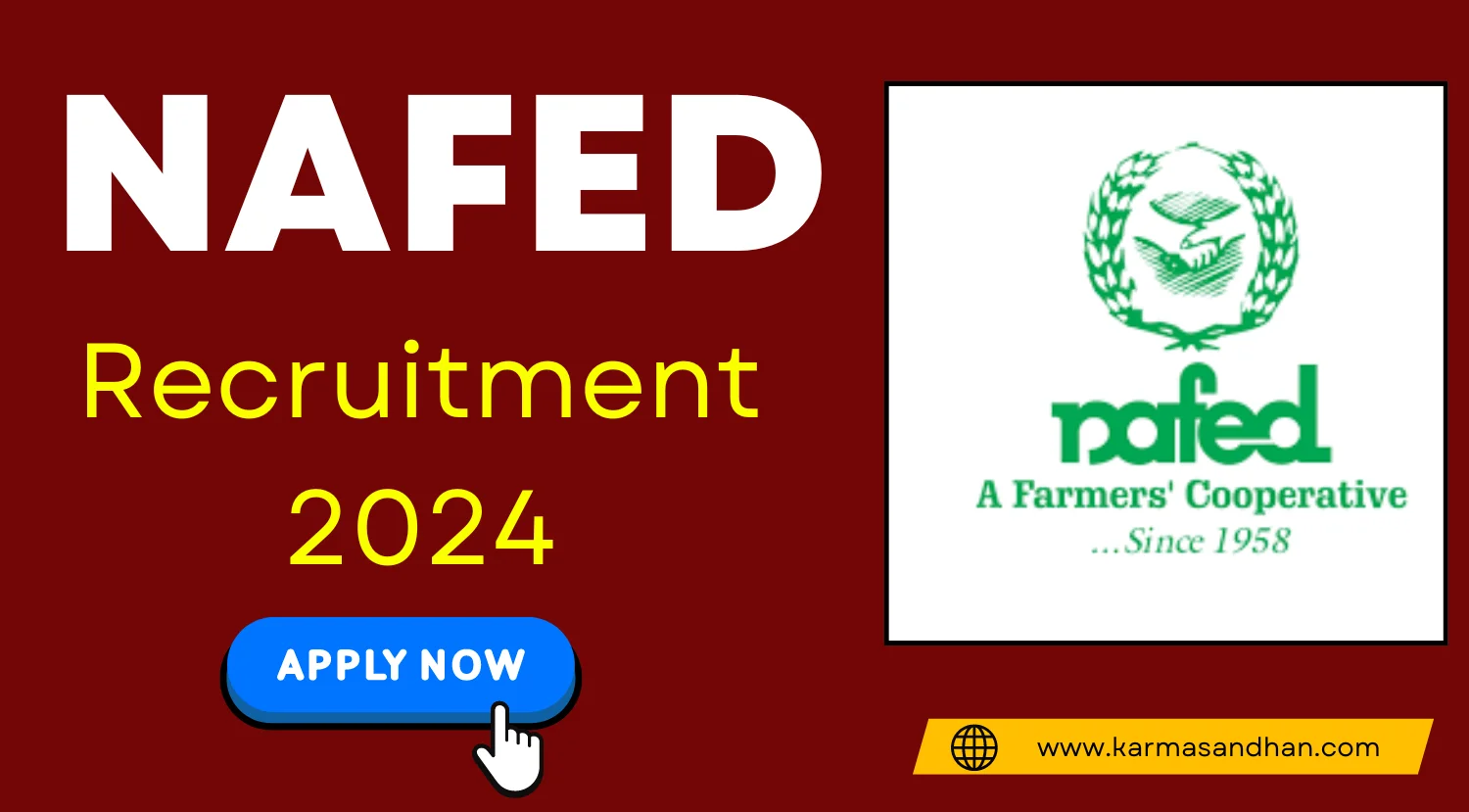 NAFED Joint Managing Director Recruitment 2024