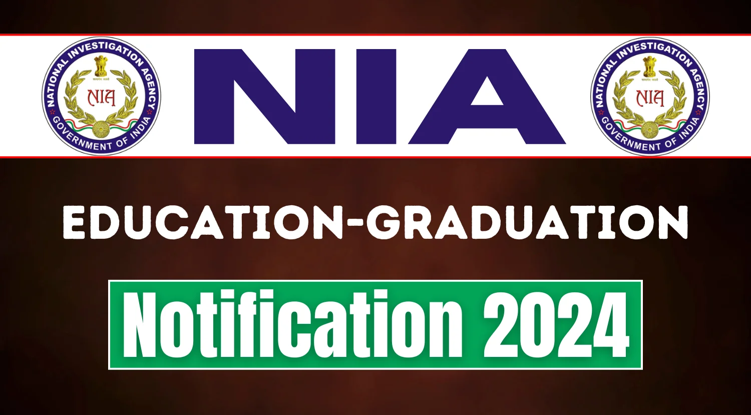 NIA Recruitment 2024 Notification for Principal Information Officer