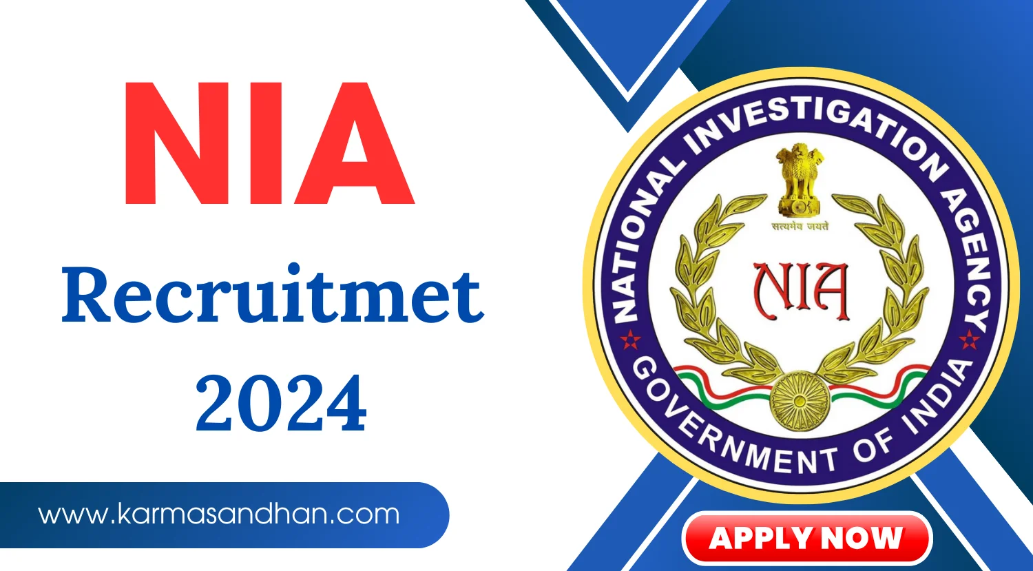 NIA Senior Public Prosecutor Public Prosecutor Recruitment 2024