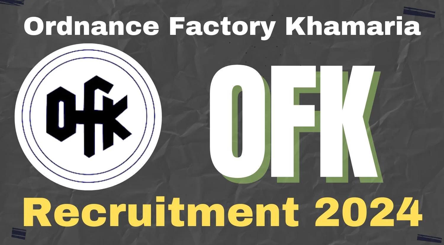 Ordnance Factory Khamaria Hindi Officer Recruitment 2024