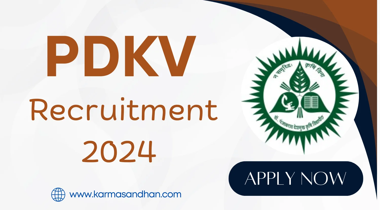 PDKV Assistant Professor Recruitment 2024