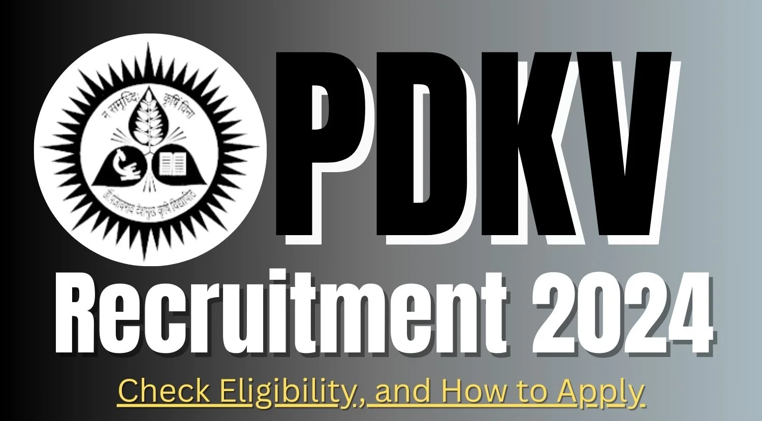 PDKV JRF Recruitment 2024