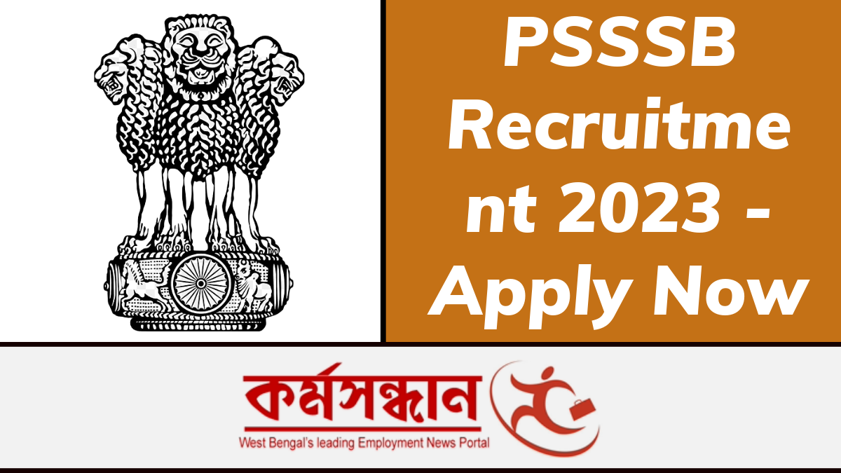 Punjab PSSSB Steno Typist Recruitment Advt 7/2023 Notification And Apply  Online - Haryana Jobs