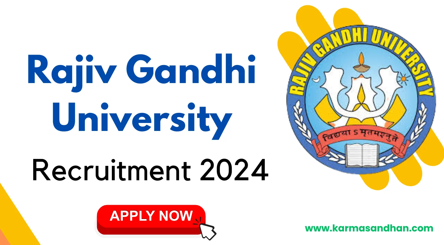 Rajiv Gandhi University Research Assistant Recruitment 2024