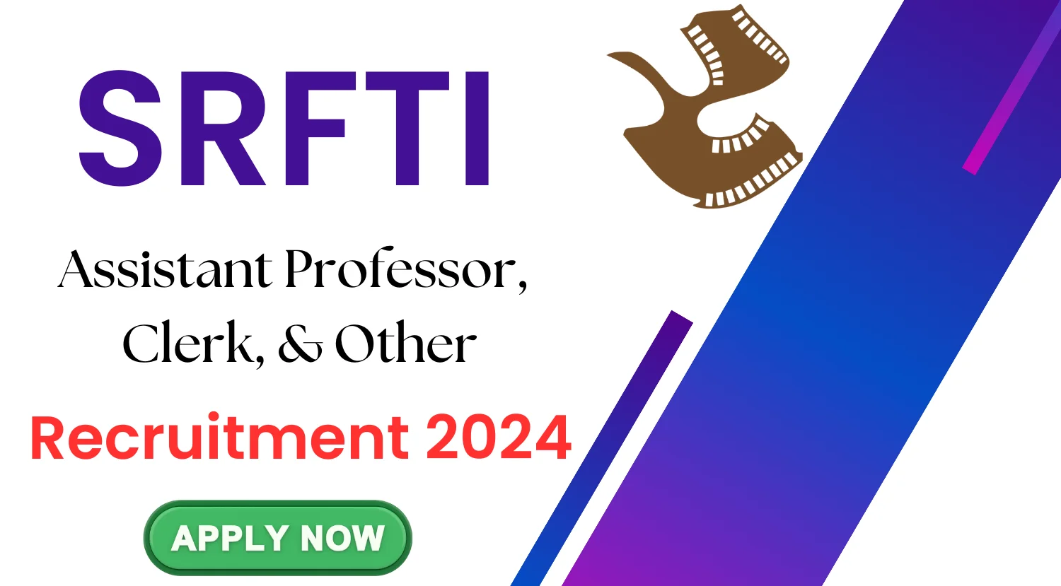 SRFTI Assistant Professor Upper Division Clerk Lower Division Clerk Others Recruitment 2024