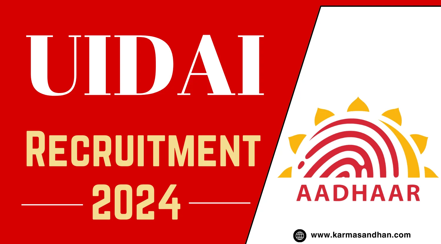 UIDAI Director Recruitment 2024